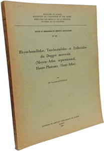 Rhynchonellidae Terebratulidae et Zeilleriidae du Dogger marocain (Moyen-Atlas septenttrioneal Hauts-Plateaux Haut-Atlas) - notes et mémoires du service géologique n°187