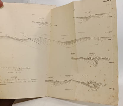 Études géologiques sur le Maroc central et le Moyen Atlas septentrional - TOME IV: atlas des figures et des tableaux hors-texte - notes et mémoires ...