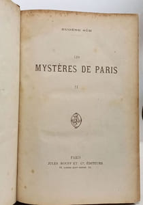 Les Mystères de Paris - TOME I et II