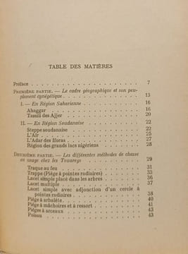 La Chasse chez les Touaregs. Henri Lhote