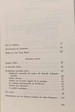 Fantaisies dans la manière de Callot. e.T.A. Hoffmann