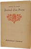 Journal d'un Po&egrave;te - Notices et annotations par Gauthier-Ferrieres- Laureat de l'Academie francaise. ALFRED DE VIGNY