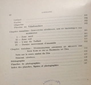 Reconnaissance géologique dans les Hammadas des confins algéro-marocains du Sud