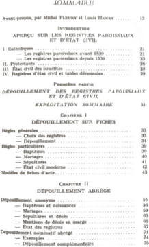 Nouveau manuel de dépouillement et d'exploitation de l'état civil ancien. Michel Fleury  Louis Henry