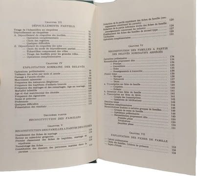 Nouveau manuel de dépouillement et d'exploitation de l'état civil ancien. Michel Fleury  Louis Henry