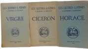Les Lettres Latines (3 livres) Virgile + Ciceron + Horace. R. Morisset et G. Th&eacute;venot