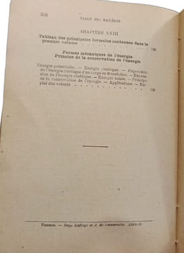 La Mécanique - Premier volume: mécanique générale - 3e éd. C. Caillard et J. Fouquet