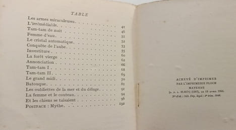 Les armes miraculeuses. Aimé Césaire