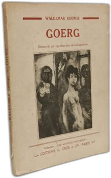 Goerg - coll. les artistes nouveaux. Waldemar George