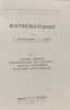 Math&eacute;matiques. Tome II. Alg&egrave;bre lin&eacute;aire. Repr&eacute;sentation des fonctions. Analyse vectorielle. &Eacute;quations fonctionnelles. A. Hocquenghem et P. Jaffard