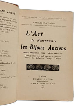 L'Art de Reconnaître les Bijoux Anciens. ÉMILE-BAYARD