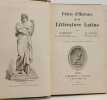 Histoire illustr&eacute;e de la litt&eacute;rature latine pr&eacute;cis. Berthaut Georgin