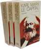 Marx le capital - LIVRES PREMIER? DEUXIEME et TROISIEME. Karl Marx