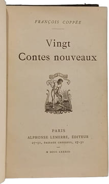 Vingt Contes nouveaux. François Coppée