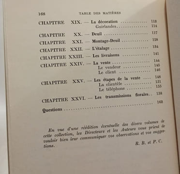 Manuel du fleuriste - collection d'enseignement horticole. Colette Samson Baumann