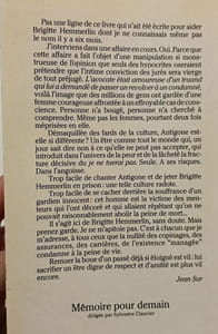 Une avocate en prison - Pour Brigitte Hemmerlin (Collection "Mémoire pour demain")