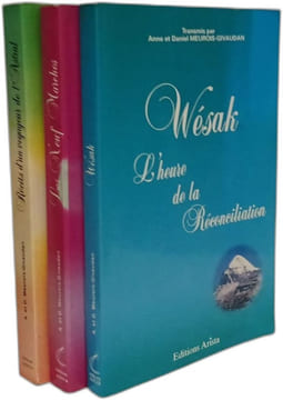 Wesak- L'heure De La Reconciliation + Les neufs marches + Récits d'un voyageur de l'Astral --- 3 livres. Givaudan Anne