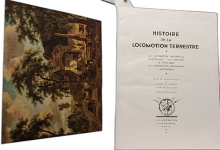 Histoire de la locomotion terrestre - La locomotion naturelle l'Attelage la Voiture le Cyclisme la Locomotion mécanique l'Automobile