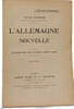 L'Allemagne nouvelle. Victor Cambon