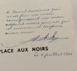Place aux noirs. ALBERT PEV&Eacute;E