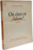 O&ugrave; &eacute;tais-tu Adam. HEINRICH B&Ouml;LL