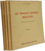 Les travaux manuels &eacute;ducatifs - TOME 1 2 3 et 4. M. Lechapt