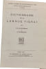 Dictionnaire de la langue tigra&iuml;. P. S. Coulbeaux et J. Schreiber