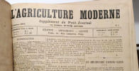 L'Agriculture Moderne - suppl&eacute;ment du Petit Journal - 1896 - N&deg;1 au N&deg;52. Collectif