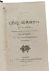 Cinq semaines en ballon voyages de d&eacute;couvertes en Afrique. Jules Verne