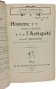 Histoire narrative et descriptive de l'antiquit&eacute; sixi&egrave;me A et B. CH. SEIGNOBOS