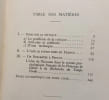 D&eacute;fense de l'homme (Intelligence et sensualit&eacute;). Ren&eacute; Lalou