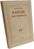 Po&eacute;sie non traduite - TOME II. Armand Robin