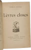 L&egrave;vres closes. DANIEL LESUEUR