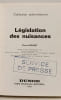 L&eacute;gislation des nuisances. Gousset