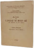 Manuel de l'anglais du moyen age des origines au XIVe si&egrave;cle Tome 1. Fernand Moss&eacute;