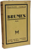 Brumes. FRANCIS CARCO