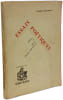 Essais Po&eacute;tiques. Georges Rabaroux