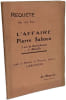 L'Affaire Pierre Salmon - requ&ecirc;te afin d'en finir - lettre &agrave; Monsieur le Procureur G&eacute;n&eacute;ral Lescouv&eacute;. de Monzie