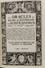 Les oracles de Michel de Nostredame dit Nostradamus. Collectif