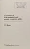 Economics of environmental and natural resources policy. J. A. Butlin