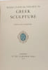 Three Critical Periods in Greek Sculpture. Gisela M. A. Richter