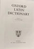 Oxford Latin Dictionary. Glare P. G. W
