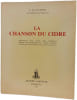La Chanson du Cidre. F. Le Guyader (Fr&eacute;d&eacute;ric Fontenelle)