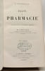 Trait&eacute; de pharmacie - TOME PREMIER ET SECOND - 8e &eacute;d. enti&egrave;rement refondue. E. Soubeiran  M. J. Regnauld