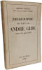 Bibliographie des &eacute;crits de Andr&eacute; Gide. Arnold Naville