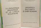 Lingvistica balcanică și limba rom&acirc;nă - s&eacute;rie linguistique 7. Vladimir I. Georgiev