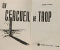 Un cercueil de trop. BARRY WYNNE