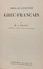 Abr&eacute;g&eacute; du dictionnaire Grec-Fran&ccedil;ais. M. A. Bailly