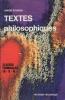 Textes philosophiques classes terminales F8 G H programme 1974. Roussel André