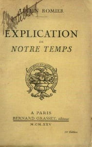Explication de notre temps